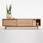 Bufet tv rotan Minimalis