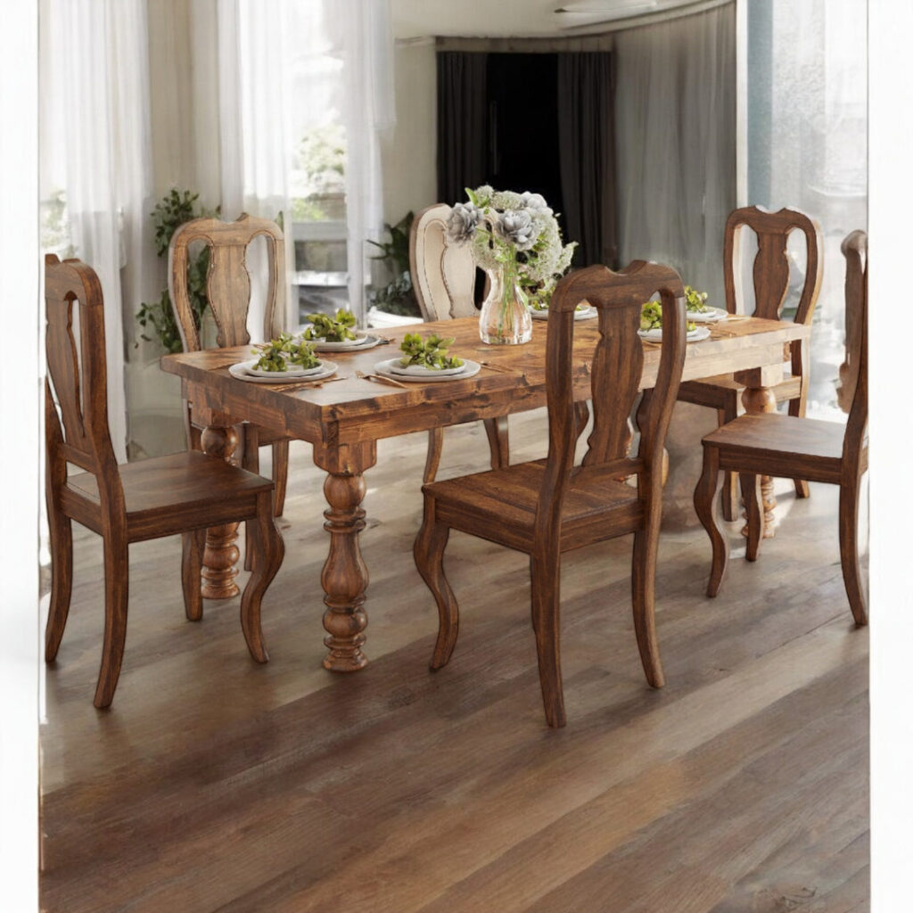 AmeliSolidWoodDiningTable2 1 Photoroom