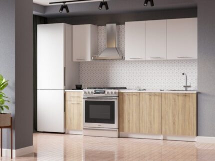 Kitchen Set Minimalis Lyon Ukuran 180cm Bahan HPL 600x450 1 1