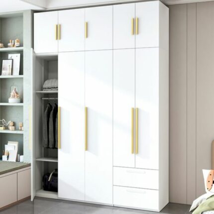 Lemari HPL Minimalis Warna Putih Glossy 600x600 1 1