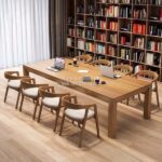 Meja Meeting Kayu Jati Minimalis 8 Kursi 600x600 1 1