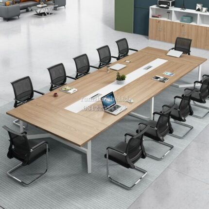 Meja Meeting Panjang 350cm Minimalis Modern 600x600 1 1