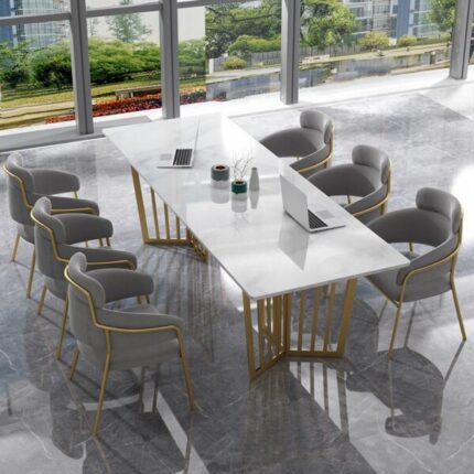 Meja Rapat Kantor Marmer Putih Mewah 6 Kursi 600x600 1 1
