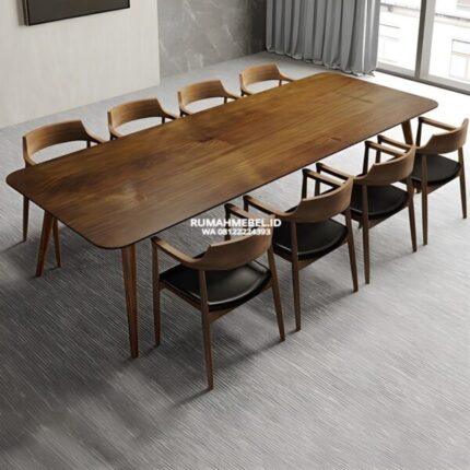 Meja Rapat Kayu Jati Dengan 8 Kursi Modern 600x600 1 1