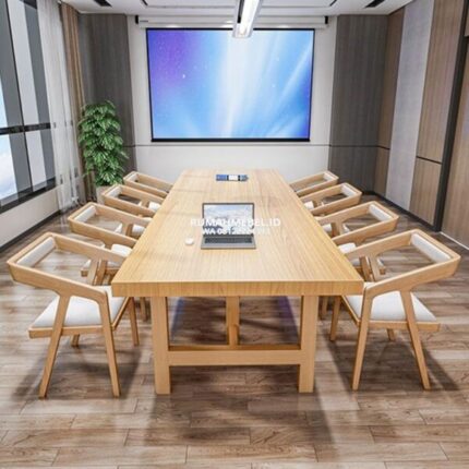 Meja Rapat Kayu Jati Natural Wood 8 Kursi 600x600 1 1