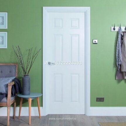 Pintu Kamar Minimalis Kayu Mahoni Duco Putih 600x600 1 1