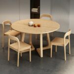 Set Meja Makan Minimalis Bundar 4 Kursi 1 600x600 1 1
