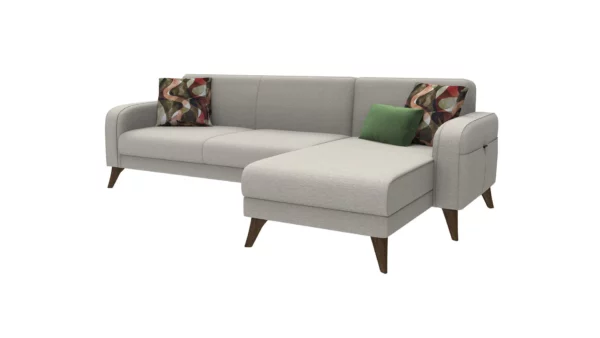 Sofa sudut minimalis Hilda dari JatiBlora - desain modular, bisa dilepas-pasang, cocok untuk ruang keluarga besar