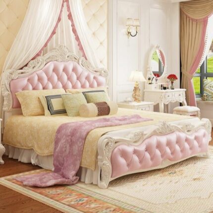 Tempat Tidur Mewah Victoria Duco Putih 1 600x600 1 1