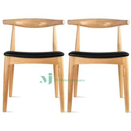 deer antlers dining chair natural and black seat 1.jpg 1