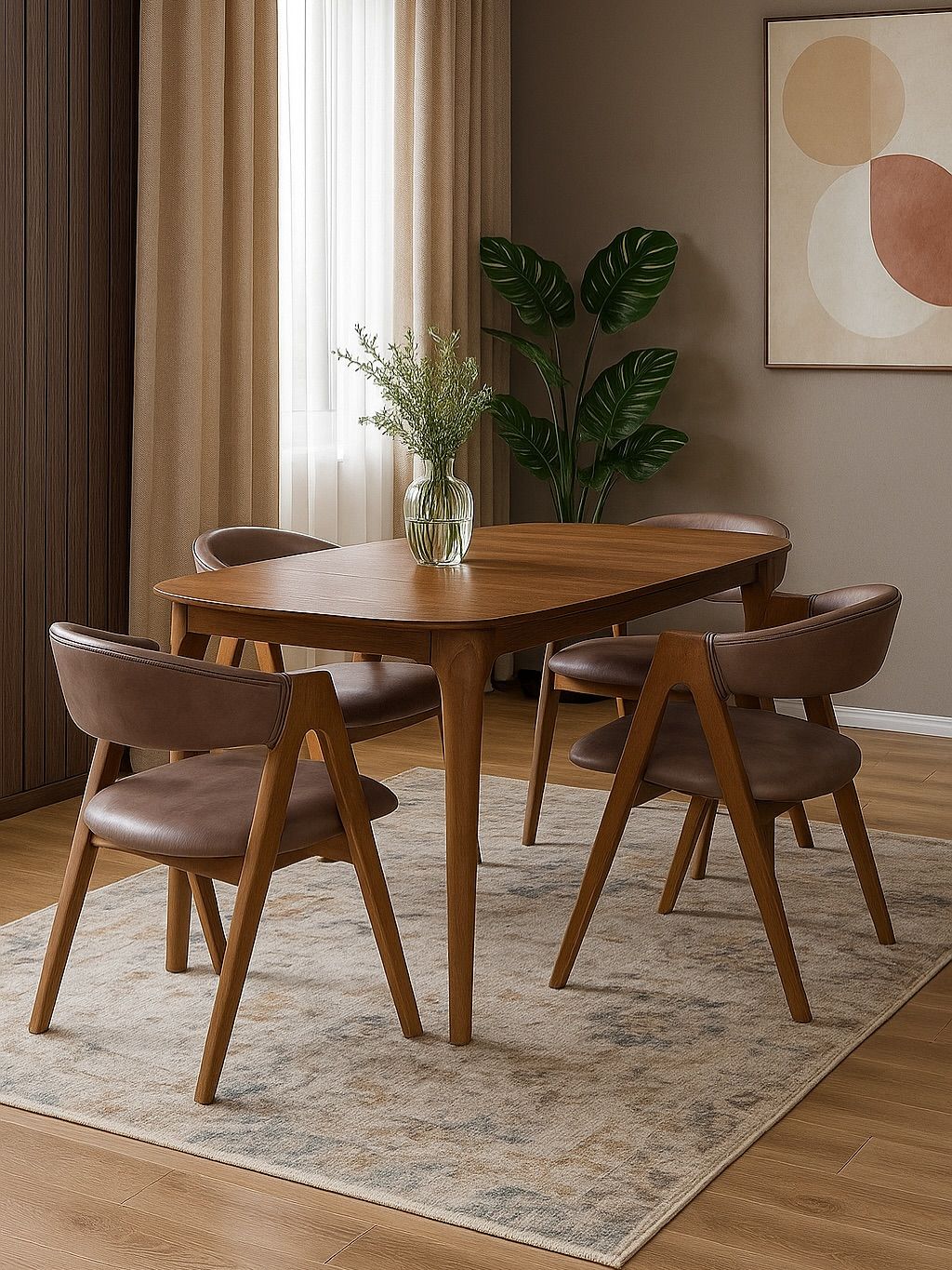 Meja Cafe Jati Minimalis 4 Kursi Meja Cafe Jati Minimalis 4 Kursi