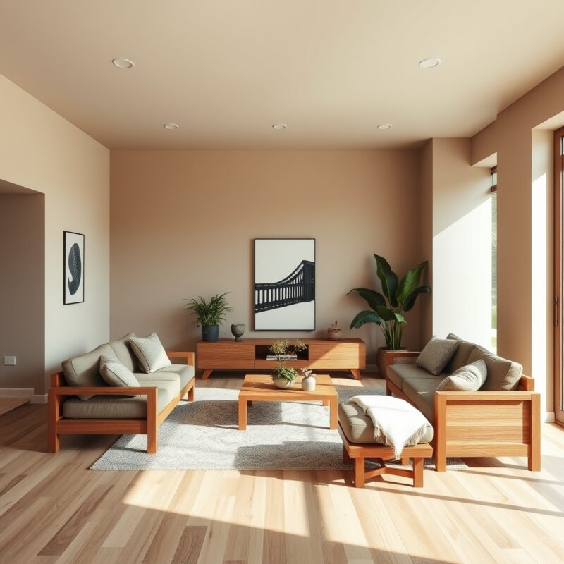 Tren Desain Interior 2026 dan Sentuhan Furniture Kayu Jati Berkelanjutan