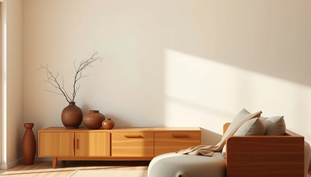 sideboard Japandi kayu jati