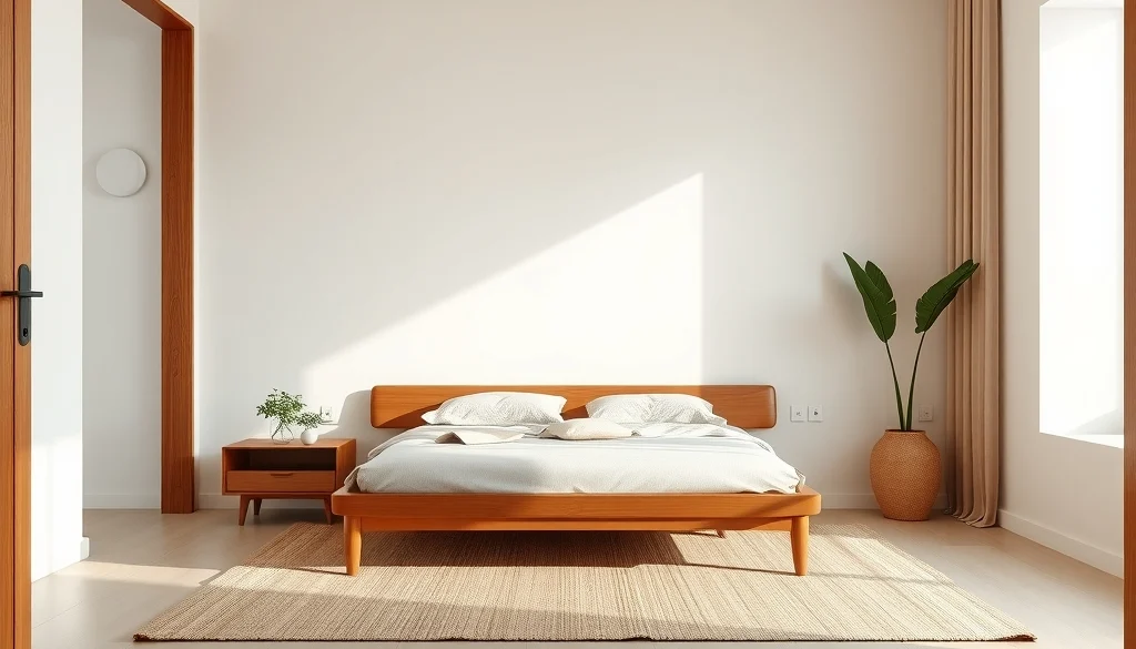 tempat tidur jati low profile