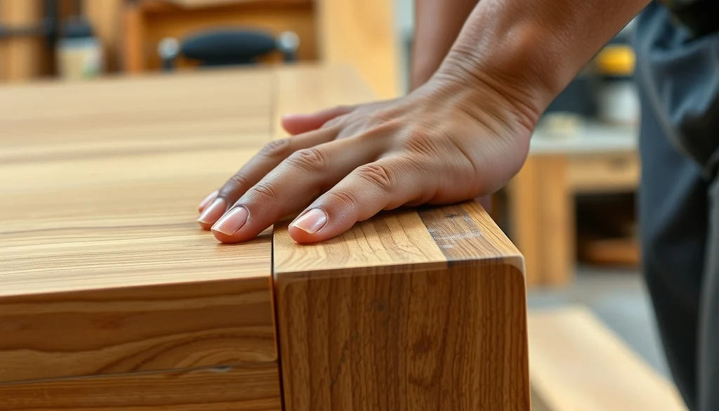 Pemeriksaan sambungan dan finishing pada furniture kayu jati